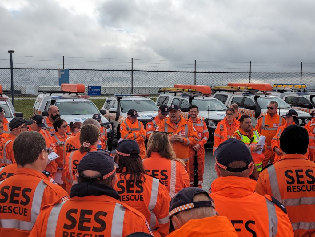 Over 200 volunteers from 50 units gathered to take part in the convoy in support of sustainable funding.